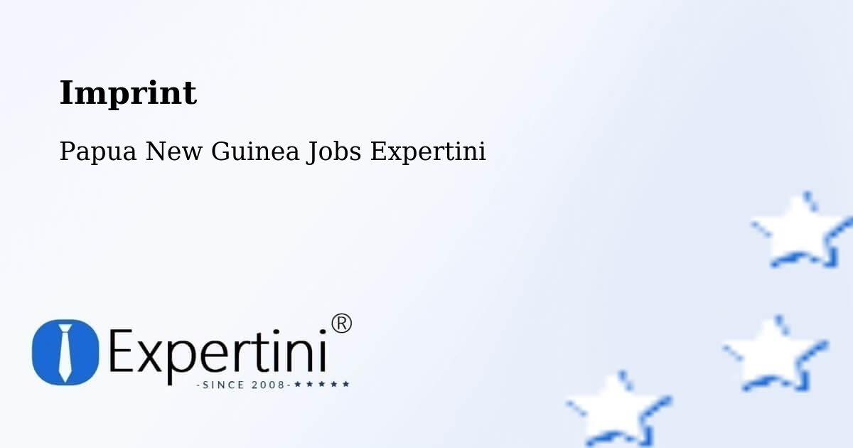Imprint – Middle Ramu - Papua New Guinea Jobs Expertini